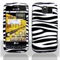 Premium LG Optimus S Zebra Protector Case