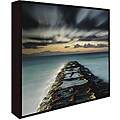 Moises Levy 'Wave Break' Giclee Canvas Art