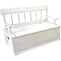 Levels Of Discovery Simply Classic White Storage Bench Seat