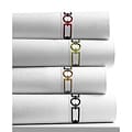 Chain Embroidered Egyptian Cotton 300 Thread Count Extra Deep Pocket Sheet Set