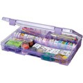 Art Bin Translucent Purple 3-25-compartment Solutions Box