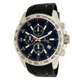 Le Chateau Men's Sport Dinamica Steel Rubber Band Chronograph Watch