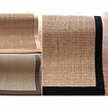 Handmade Eco Natural Fiber Cotton Border Sisal Rug (9 x 12)