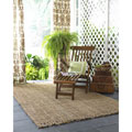 Handmade Eco Natural Fiber Chunky Loop Jute Rug (4' x 6')