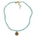 14k Gold over Sterling Silver 'Joy' Apatite Necklace