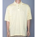 Aureus Men's Lemoncello Shadow Stripe Golf Polo
