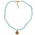 14k Gold over Sterling Silver 'Hope' Apatite Necklace