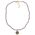 14k Gold over Sterling Silver Amethyst Necklace