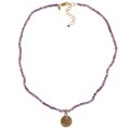 14k Gold over Sterling Silver Joy Amethyst Necklace