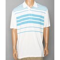 Aureus Men's White Tech Golf Polo
