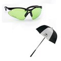 Tour Vision Club Cover Umbrella with Signature Series Sunglasses Combo