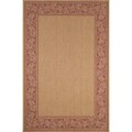 Vine Border Terracotta Red Rug (3'3 x 4'11)