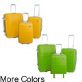 Heys USA Cubis 3-piece Neon Luggage Set