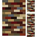 Multi Collection Set of 3 Area Rugs (1'8x2'8, 1'8x5', 5'x7'')