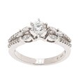 14k White Gold 1ct TDW Diamond Engagement Ring (H-I, I1)