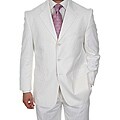 Ferrecci Men's White 3-button Suit