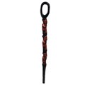 Sese Wood 'See, Hear, Speak No Evil' Walking Stick (Ghana)