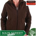 Green Brand Women's Eco-friendly Full-zip Crochet Jacket