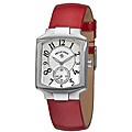 Philip Stein Women's 'Signature Classic Tank' Red Strap Watch