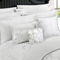 Handmade Soutache White Queen-size 3-piece Duvet Cover Set