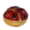 Cristiani Pave Crystal Ladybug Trinket Box