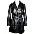 Tibor Women's Leather Belted Walker Jacket