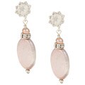 Tacori Bridal Evening Silver Pearl, White Topaz and Crystal Earrings (4-13 mm)