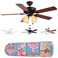 New Image Concepts 4-light Baby Ballerina Blade Ceiling Fan