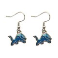 Detroit Lions Dangle Logo Earrings