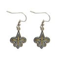 New Orleans Saints Dangle Logo Earrings