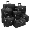 American Trunk & Case Voyager Black 7-piece Luggage Set