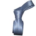 DMITRY Men's Silk Light Blue Skinny Tie