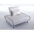 Lucas White Leather Sofa Chair