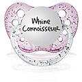 Personalized Pacifiers Whine Connoisseur Pacifier