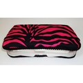 Lil Sweety's Bowtique Hot Pink Zebra Diaper Wipe Case