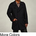 Kenneth Cole New York Men's Wool Blend Military Peacoat FINAL SALE