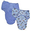Summer Infant Blue SwaddleMe Microfleece Blankets (Pack of 2)