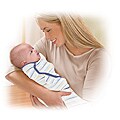 Summer Infant SwaddleMe Cotton Blanket in Boy Stripe