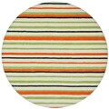 Hand-tufted 'Cosmo' Beige Wool Rug (6' Round)