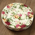 Royal Albert 4-piece Country Rose Chintz Dessert Plates
