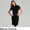 Calvin Klein Women's Cotton Blend Short Sleeve Dress