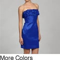 Calvin Klein Women's Ruffled Strapless Dress