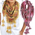 Arafet Checked Square Scarf (India)