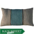 Jiti Pillows Beige and Aquamarine Bombay Monaco Decorative Pillow