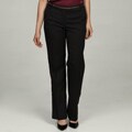 Calvin Klein Women's Charcoal Madison Extended Tab Pants