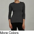 24/7 Comfort Women's Long Sleeve Knit Top