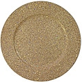 ChargeIt! by Jay 12.5-in Round Gold Glitter Chargers (Set of 4)