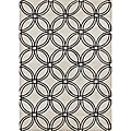 Handmade Metro Circles Light Grey Area Rug (8' x 10')