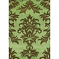 Handmade Metro Palm Green Area Rug (8' x 10')