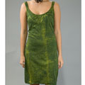 AtoZ Women's Cotton Distressed Tank Dress